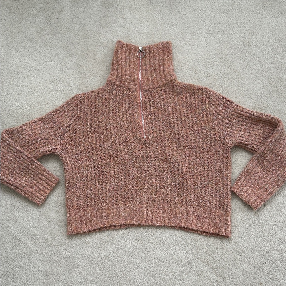 Sincerely Jules Cozy Pink Turtleneck Sweater - Size S